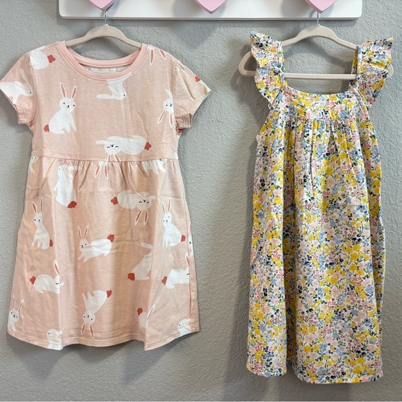 Old Navy Other - Old Navy Toddler Girl Printed Short Sleeve Dress Bundle Size 4T
